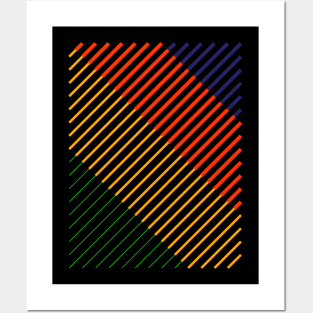 Abstract lines Posters and Art